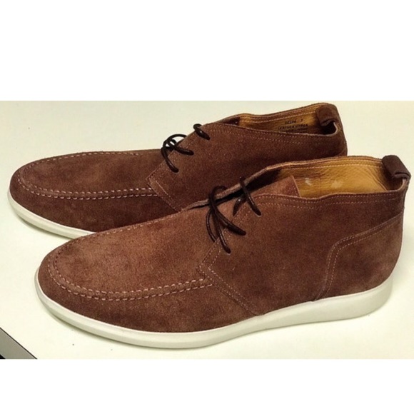 Men's 7 Brown Suede DRIVER CLUB USA Lace Up Chukka Boots - Picture 5 of 10